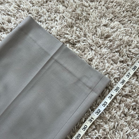 NWT - Ralph Lauren Black Label - Joslyn Wool Wide Leg Pant - Taupe - Picture 11 of 12